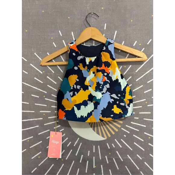 NWT Maaji Splatter Sympathy Reversible Crop Top - Picture 4 of 9